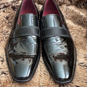 Hugo Boss Black Leather Slip-ons
